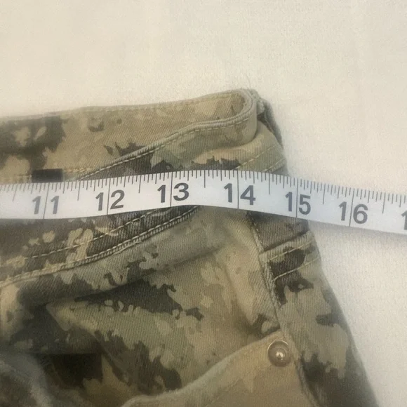 In Action Camo Stacked Skinny Flare Jeans Novamen W 30 - Picture 5 of 11